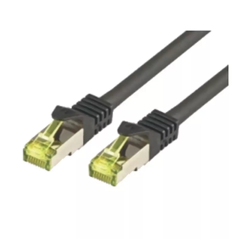 Netzwerkkabel M-Cab CAT7 S-FTP PIMF RJ-45 3m Schwarz