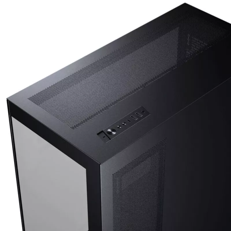 PHANTEKS NV-Series NV5 MK2 ATX-Gehäuse, gehärtetes Glas, DRGB - Satin Schwarz + 3er-Pack M25 Gen2 PWM D-RGB Lüfter Reverse Blade + 1x Normaler Lüfter - 120 mm