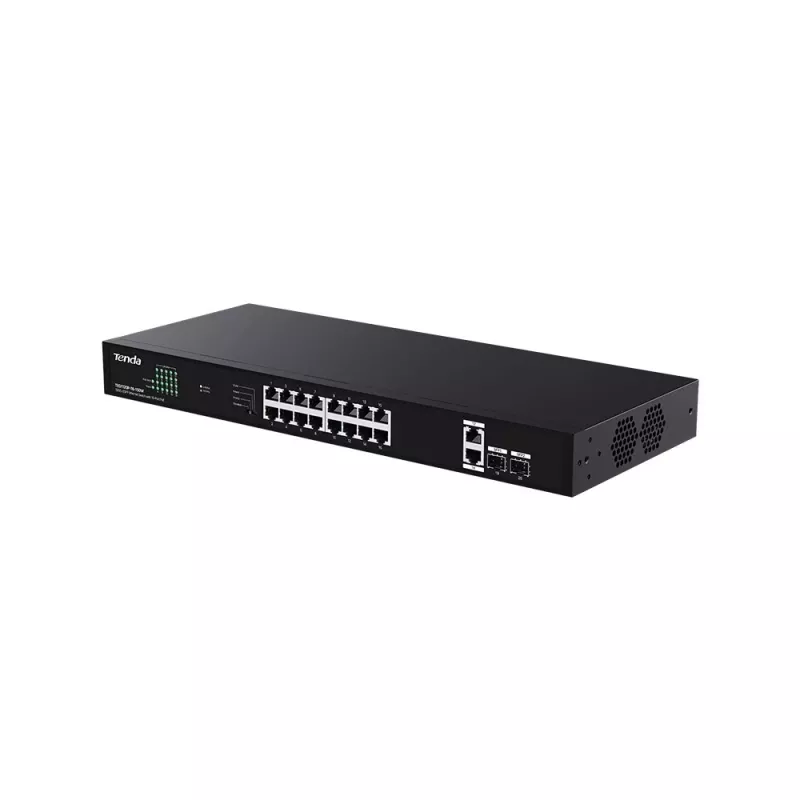 Switch TENDA TEG1120P-16-150W PoE+ Gigabit 16x 1Gb/s, 135W PoE-Budget