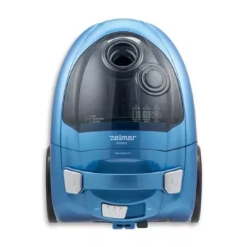 Beutelloser Staubsauger ZELMER ZVC032P Blau 1200 W, kompaktes Kanisterdesign
