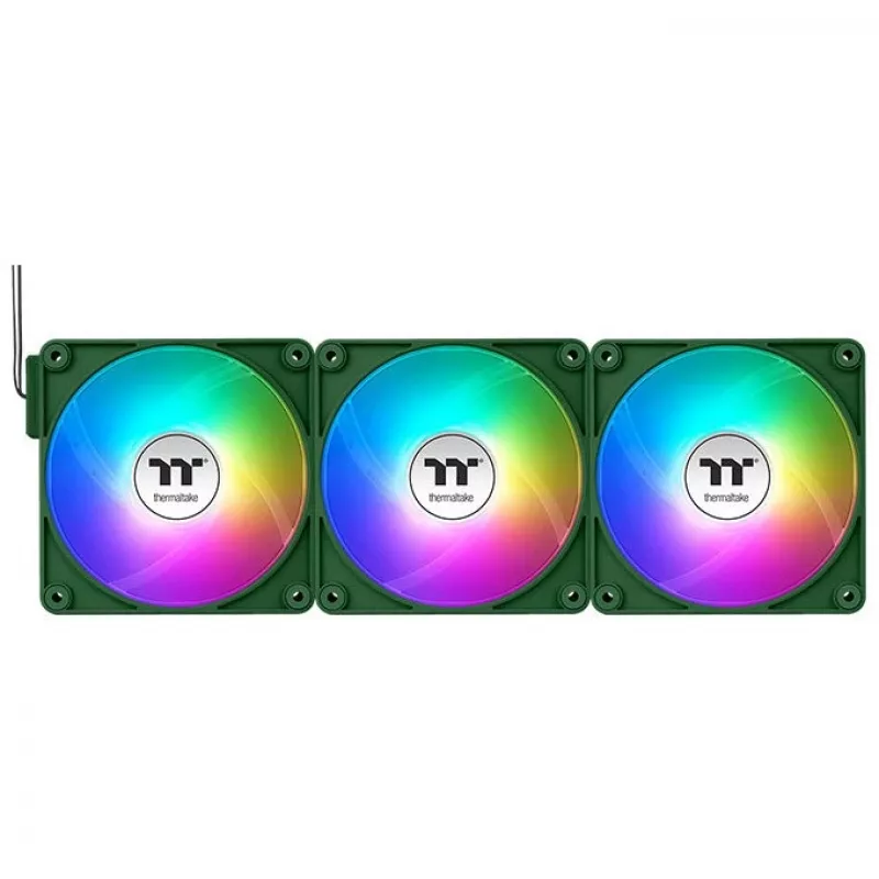 Thermaltake CT120 EX Reverse ARGB Sync 120mm Gehäuselüfter 3er-Pack Grün
