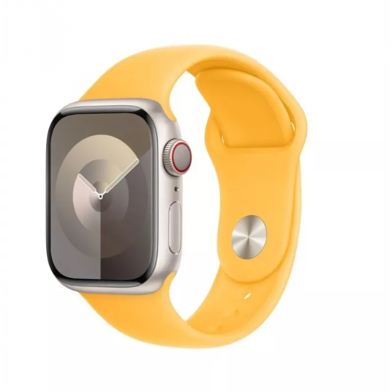 Apple Band 45mm Sunshine Sport Armband M/L Gelb Leichtgewichtig Langlebig