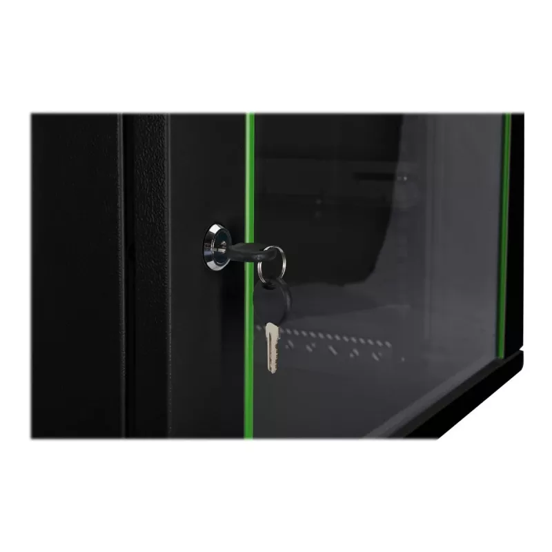 DIGITUS Dynamic Basic DN-19 16-U-EC-SW - Schrank - Netzwerkschrank - geeignet für Wandmontage - RAL 9005 - 16U - 48,3 cm (19 inch)