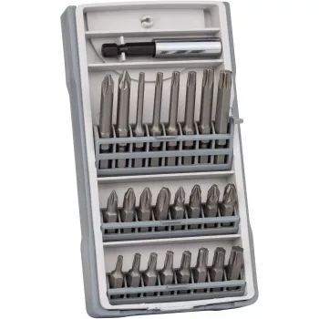 Schraubendreher-Set 25-teilig T10, T15, T20, T25, T30, T40, PH2, PZ2 Länge 25 mm, 49 mm