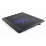 Laptop-Ständer Gembird NBS-1F15-04 für Laptops bis 15 Zoll, schwarz, ABS, 330×250×25 mm
