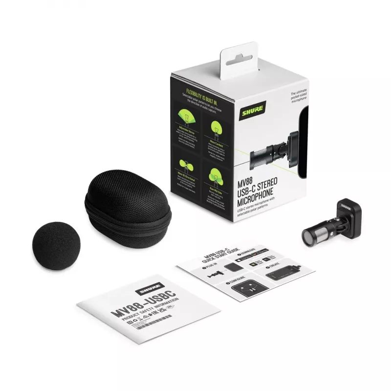 Shure MV88-USBC - Stereomikrofon mit USB-C-Anschluss