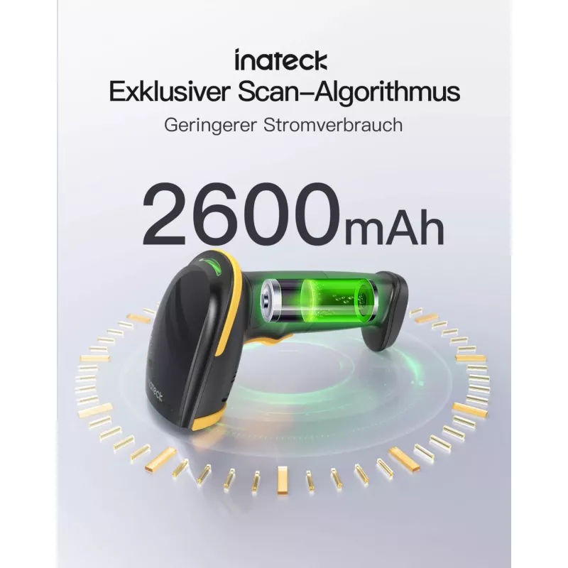 Inateck Barcodescanner 35 schwarz [BCST-35_black]