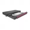 Glasfaser-Spleißbox DeLOCK 67008 Schwarz Metall 482x220x44mm