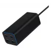 Gembird TA-UC-2A2C-PD100-01-BK Ladegerät für Mobilgeräte Laptop, Smartphone Schwarz AC Schnellladen Indoor
