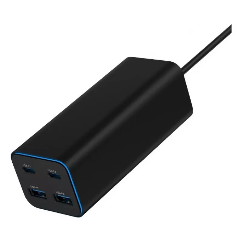 Gembird TA-UC-2A2C-PD100-01-BK Ladegerät für Mobilgeräte Laptop, Smartphone Schwarz AC Schnellladen Indoor