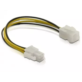 Stromkabel P4 Stecker/Buchse DeLOCK 82428 0,15 m