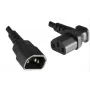 Microconnect PE040618A Stromkabel Schwarz 1,8 m C13-Kupplung C14-Stecker