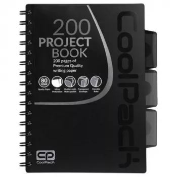 Spiralblock A5 Coolpack Schwarz