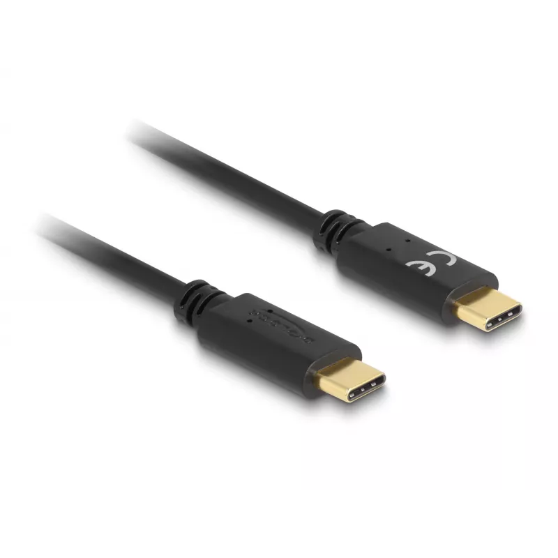 DeLOCK USB Type-C Ladekabel 15 cm PD 5 A mit E-Marker
