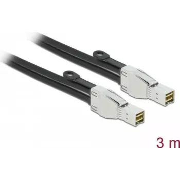 PCI Express Kabel DeLOCK Mini SAS HD SFF-8674 auf SFF-8674 3 m