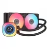 Luftkühler Corsair iCUE LINK TITAN 240 RX LCD 12 cm Schwarz 300–2100 RPM