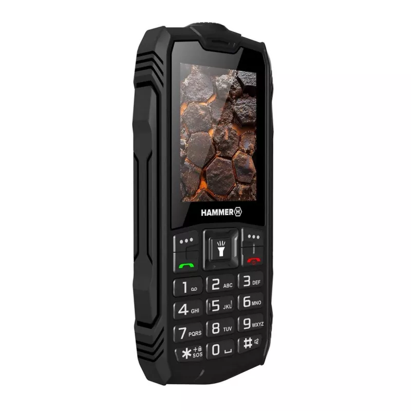 Hammer ROCK LTE | Schwarz | 2,4 Zoll | IPS | 48 MB | 128 MB | Dual-SIM | 3G | Hauptkameraauflösung 2 MP | 3000 mAh