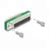 DeLOCK RF/EMI-Entstörfilter D-Sub 25-polig Stecker auf Buchse Tiefpassfilter kapazitiv