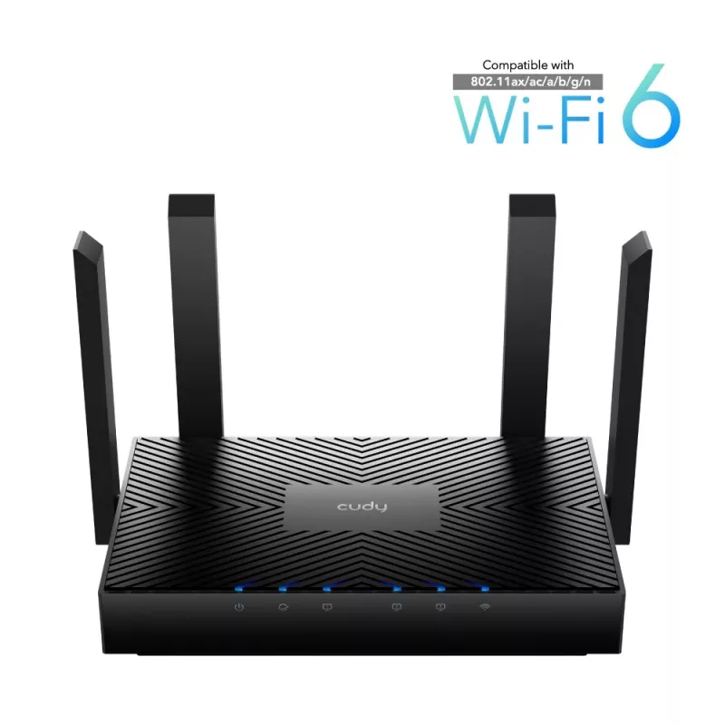 Cudy WR3000 Wireless-Router Gigabit Ethernet Dualband (2,4 GHz / 5 GHz) Schwarz