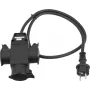 Verlängerungskabel EUROLITE 30247014 — 1 m, 3-fach, 3×1,5 mm