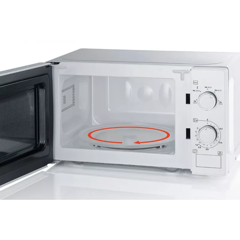 Severin MW 7770 Mikrowelle Weiß Solo-Mikrowelle Tischgerät 20 L 700 W