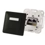 Wandsteckdose 2 x RJ-45 ShiverPeaks S/CONN 74280-S — Cat6a, 500 MHz, Metallgehäuse, schwarz