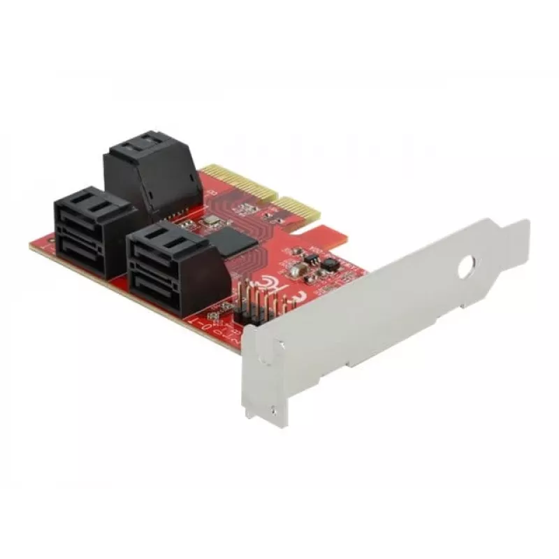 SATA PCI Express x4 Karte DeLOCK 6 Port Low Profile Formfaktor