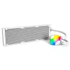 360mm Radiator Montech HyperFlow ARGB 360 White — 360mm Flüssigkeitskühlungsradiator für PC