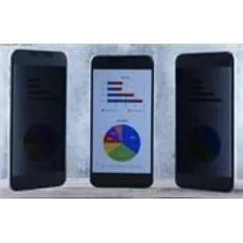 Kapsolo Blickschutzfolie für iPhone 14 — selbstklebender Zwei-Wege-Sichtschutzfilter (Modell KAP13006)