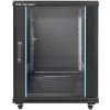 Netzwerkschrank QOLTEC 54518 19 Zoll 15U — Stahlgehäuse für 19-Zoll-Geräte