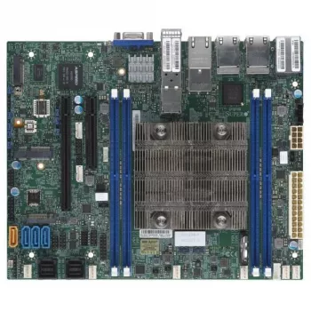 Supermicro - X11SDV-8C-TP8F - Motherboard - FlexATX - Intel Xeon D-2146NT USB 3.0 4 x Gigabit LAN 4 x 10 Gigabit LAN Onboard Graphics