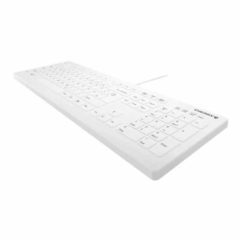 Contour Design Active Key Contour QuickClean Medizinische Tastatur IP68 Full-Size Kabelgebunden Weiß DE C8112
