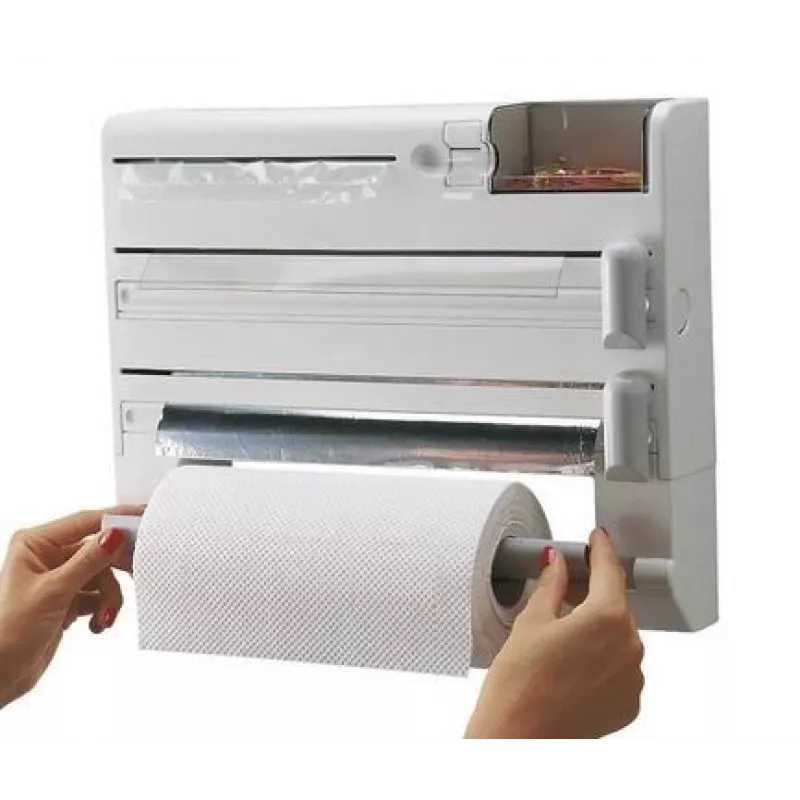 Wandhalterung für Papierhandtücher Leifheit 25723 — weiß, Einzelrolle