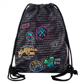 Gymsack Coolpack Sprint Sprint Badges Mädchen Grau