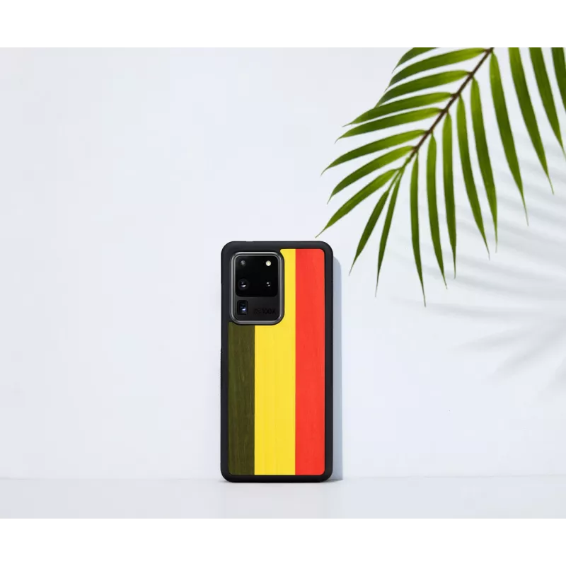 Handyhülle Man and Wood für Samsung Galaxy S20 Ultra — reggae Schwarz