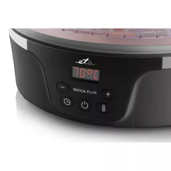 ETA | Dörrautomat | Leistung 380 W | Anzahl der Einschübe 8 | Integrierter Timer | Schwarz