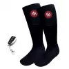 Athletiksocken Glovii GQ2M mit integriertem Heizelement, Größe M, schwarz, atmungsaktiv, Baumwoll-Elastan-Mischung