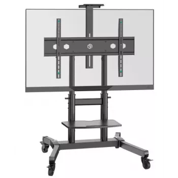 ONKRON TS1891-B Mobiler neigbarer Ständer für Fernseher 50‘-90’, max. 100 kg, schwarz