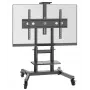 ONKRON TS1891-B Mobiler neigbarer Ständer für Fernseher 50‘-90’, max. 100 kg, schwarz
