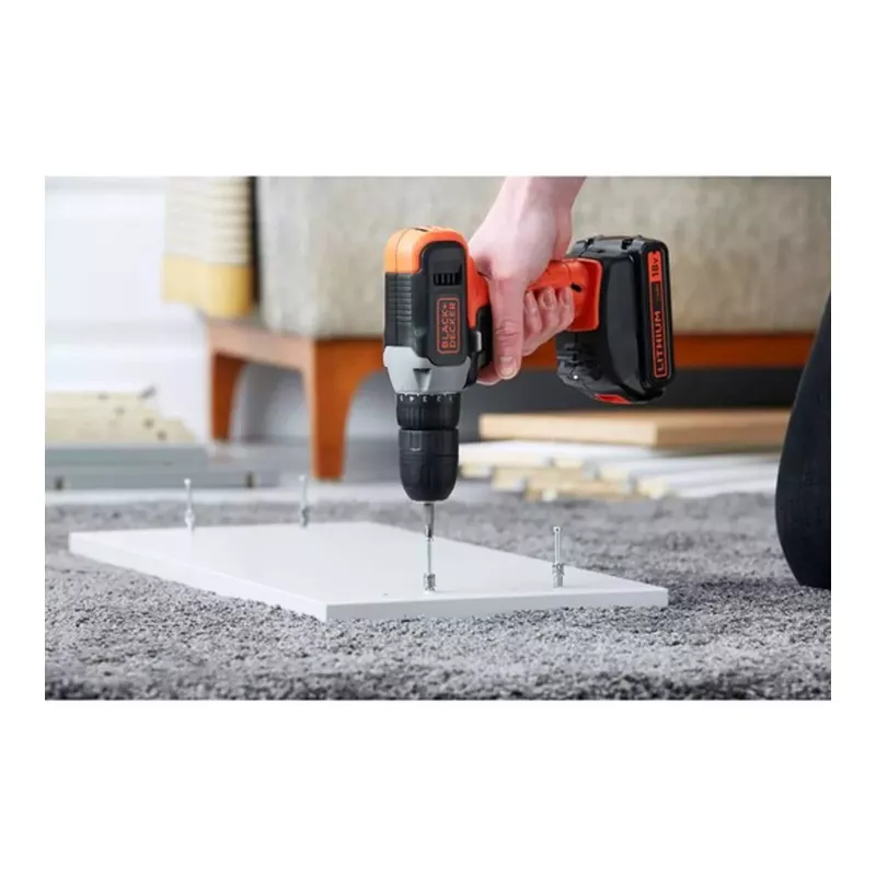 BLACK & DECKER | Akku-Bohrschrauber | BCD001C2-QW | 18 V | 2x1,5 Ah | Lithium