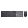 DELL Pro 7 schlank KM726 Tastatur Maus enthalten Home/Office RF Wireless + Bluetooth QWERTY US International Schwarz