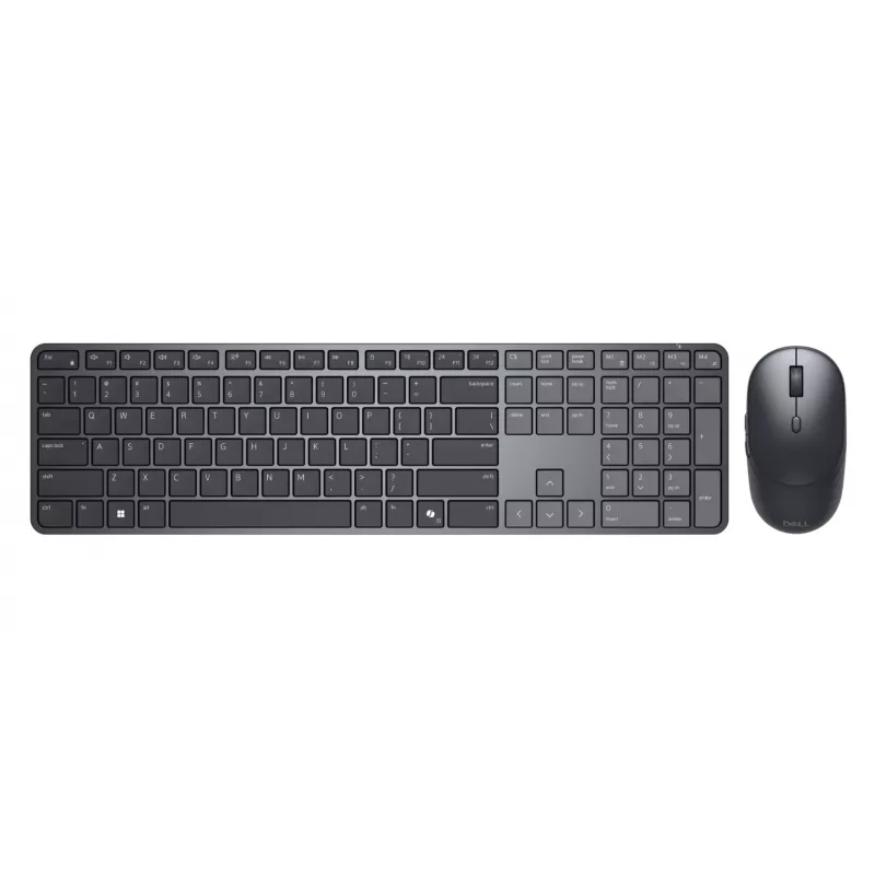 DELL Pro 7 schlank KM726 Tastatur Maus enthalten Home/Office RF Wireless + Bluetooth QWERTY US International Schwarz