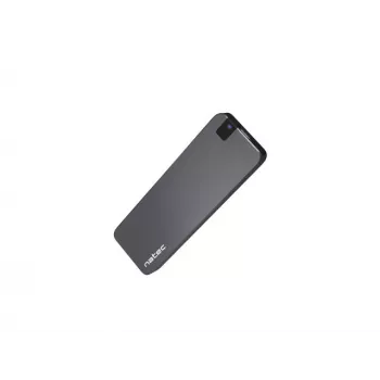 SSD-Gehäuse NATEC Rhino M.2 NVMe Schwarz 2 TB USB Type-C, M.2 NVMe, USB 3.2 Gen 2, unterstützt 30 mm