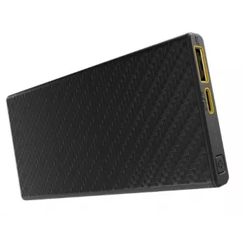Tragbare Powerbank Nitecore CARBO 10000 — Lithium‑Ionen 10000 mAh, 38 W PD, USB‑A + USB‑C, grau
