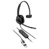 Kabelgebundenes monaurales USB-Headset HP Poly Mission 415 — leicht mit 99 g, Ein-Ohr-Design