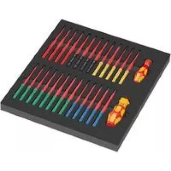 Wera 9751 VDE Schraubendreher-Set 28-teilig PH, PZ, TORX, Innenvielzahn, Schlitz (05150151001)