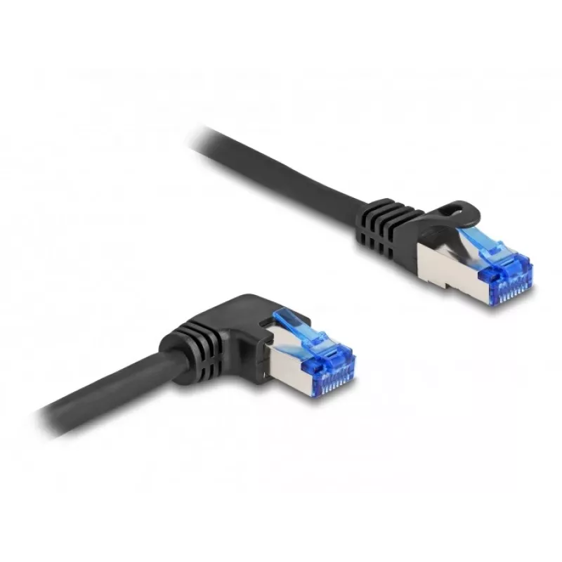 Netzwerkkabel DeLOCK RJ45 Cat.6A S/FTP 0,5 m Schwarz