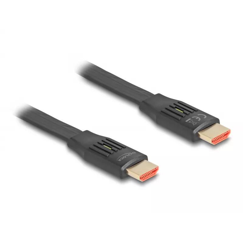 DeLOCK HDMI-Kabel 2m Typ A Stecker auf Stecker 48 Gbit/s Schwarz
