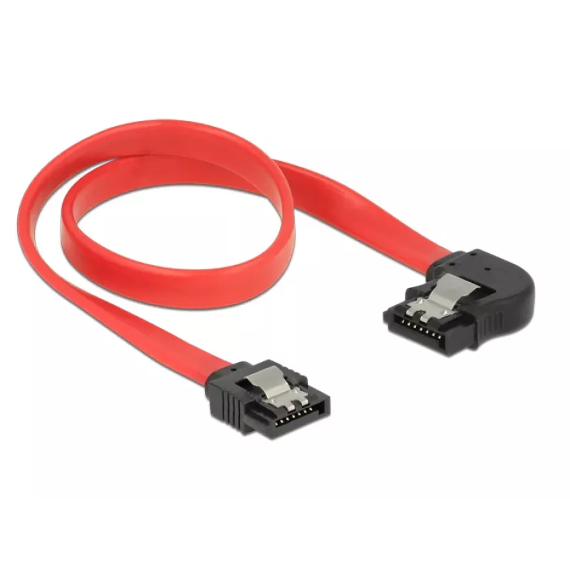 SATA-Kabel DeLOCK 83963 0,3 m SATA 7-Pin Schwarz Rot
