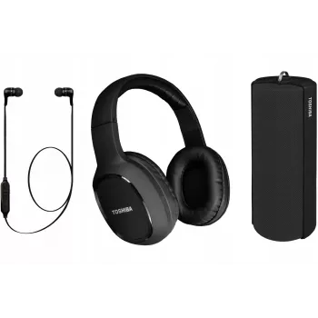 Kopfhörer Toshiba Triple Pack HSP-3P19-II Schwarz